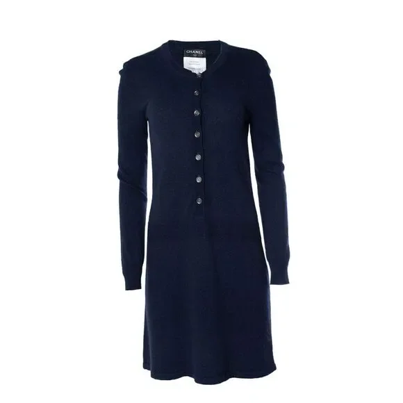 Chanel, blue lurex dress