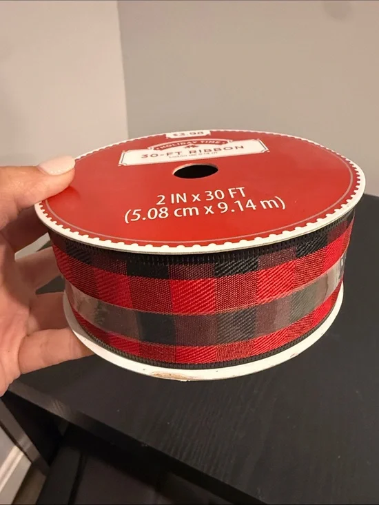 Holiday Time Red Ribbon Roll