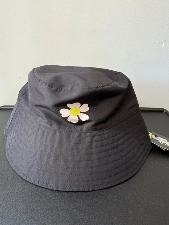 Art Class Black Floral Reversible Bucket Hat OSFM One Size Kids New NWT