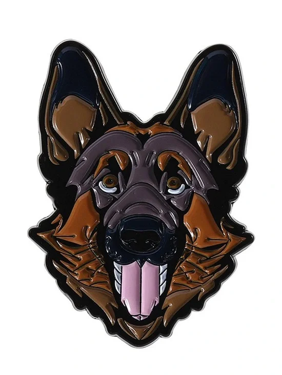 German Shepherd Enamel Pin | German Shepherd Dog Lapel Pin | GSD Lover Gift