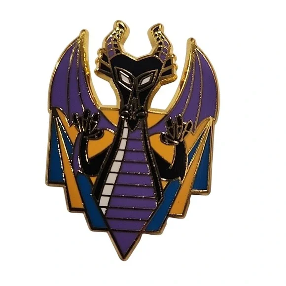 Artist Proof Disney Pin Maleficent Fantasmic Dragon Villain Sleeping Beauty AP
