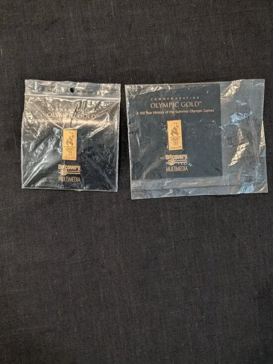 Olympic Pin 1996 Atlanta Olympic GOLD Color Pin 2