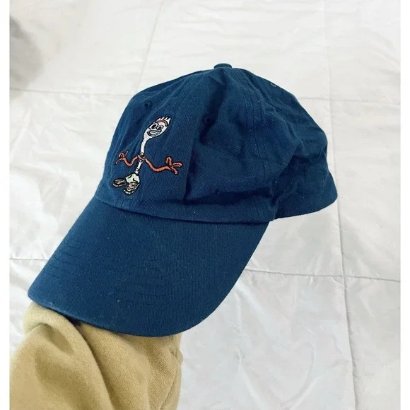 Disney Pixar Toy‎ Story 4 Movie Forky Embroidered Hat Cap Adjustable Strap Blue