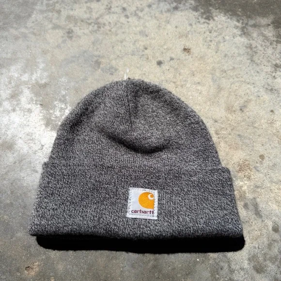 Carhartt Youth Acrylic Watch Hat Beanie Charcoal Gray Heather One Size‎ OSFM
