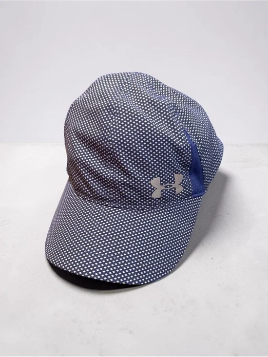 Under Armour purple and White Dot Running Cap Youth