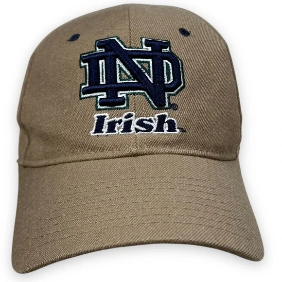 Notre Dame IRISH Hat Fitted Adult 7 Cap NCAA Logo ND Shamrock Zephyr Embroidered