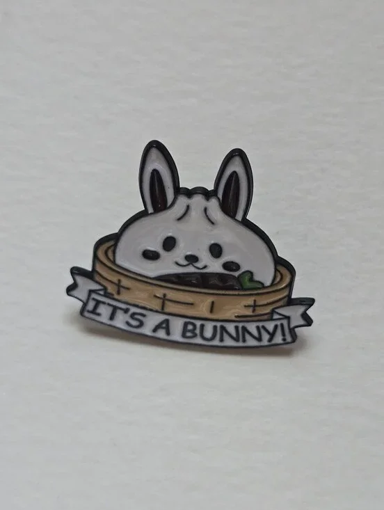 Cute Bunny Enamel Pin