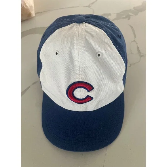 47 Brand Chicago Cubs Youth MLB Baseball Hat Blue White Adjustable Cap