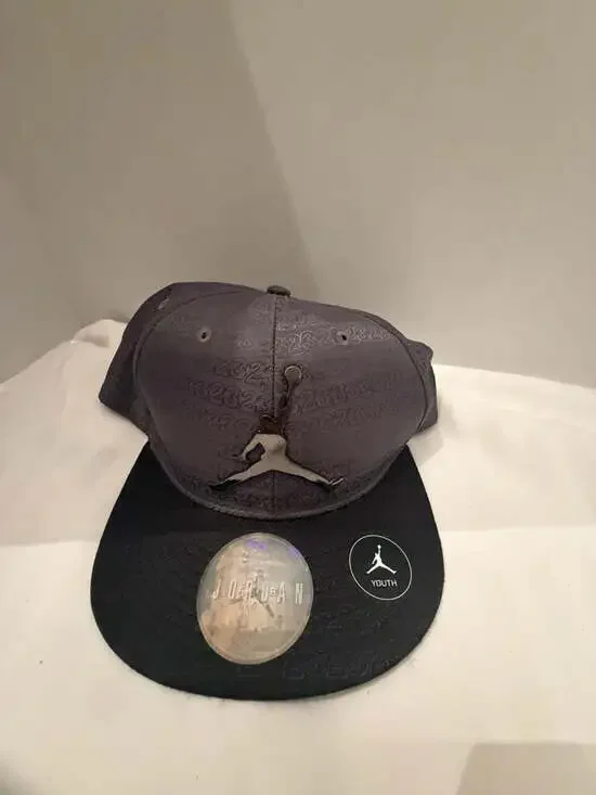 Nike Air Jordan Youth All-Over 23 Print Snapback Hat with Metal Jumpman Logo
