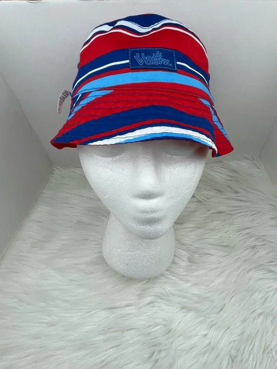 UV Skinz UPF 50 Reversible Bucket Hat Kids 3T Striped Sunwear Protect