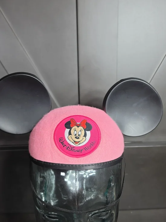 Walt Disney World Minnie Mouse Pink Ears Youth Hat Disney Parks Embroider GRACE