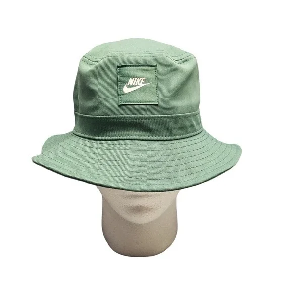 Nike Apex Futura Bucket Hat Youth One Size Hunter Green Polyester FB5648-361‎