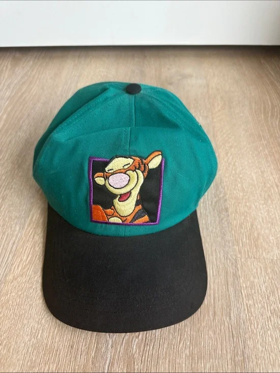 Vintage Disney Tigger Baseball Cap Winnie the Pooh Embroidered Adjustable Hat