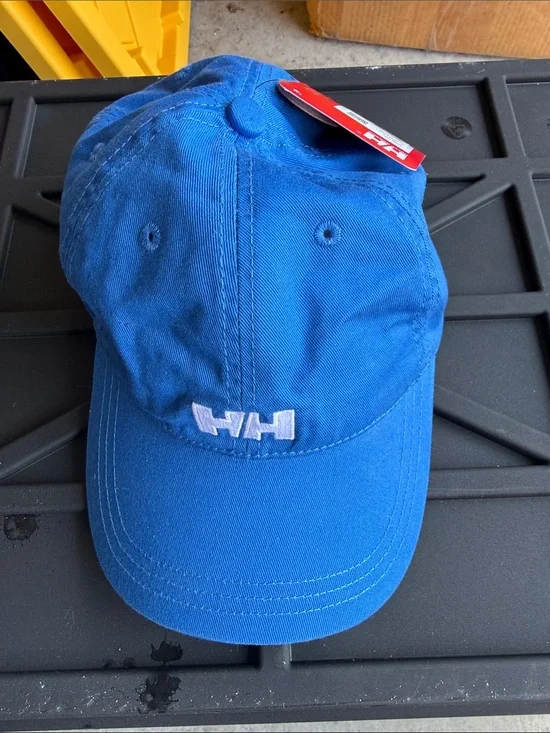 Helly Hansen Kids Royal Blue Baseball Hat with Embroidered HH