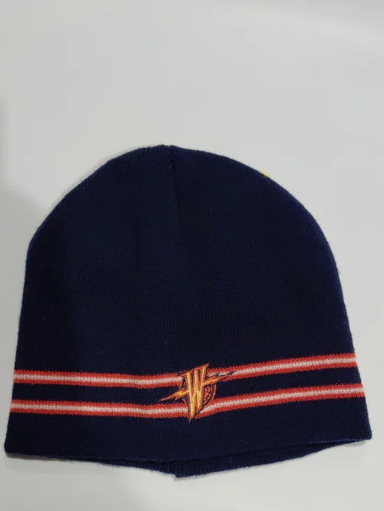 Golden State Warriors NBA Navy Beanie with Team Logo
