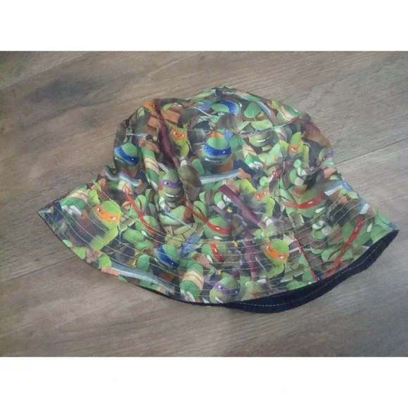 KIDS TEENAGE NINJA TURTLES MUTANT BUCKET FLOPPY  HAT CAP DEADSTOCK‎  VINTAGE TT3