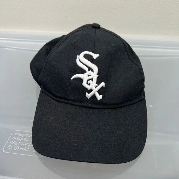 OC Sports Chicago White‎ Sox Hat Boys Black Baseball Cap MLB Sports Youth