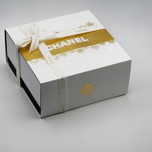 Chanel Holiday  Gift Box White Gold