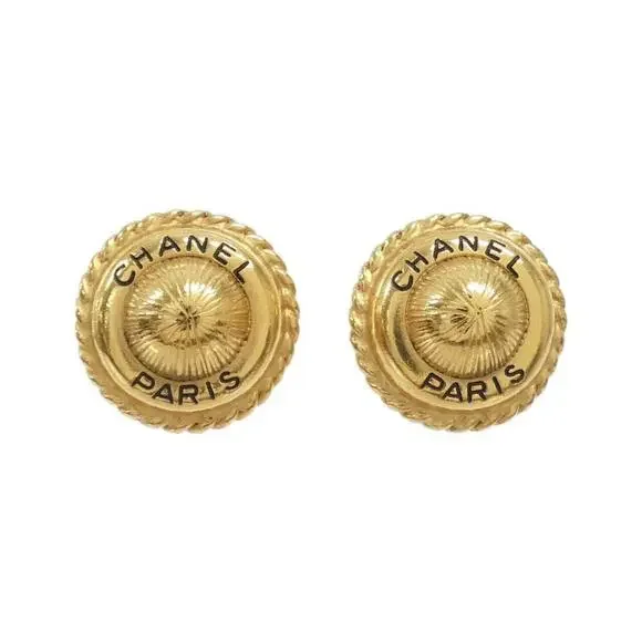 CHANEL Gold Earrings