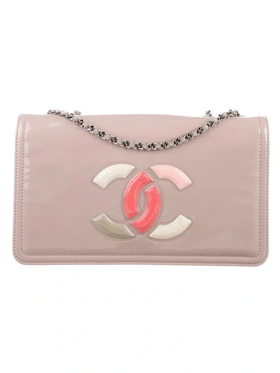 Chanel 2012 Vinyl Lipstick Wallet on chain