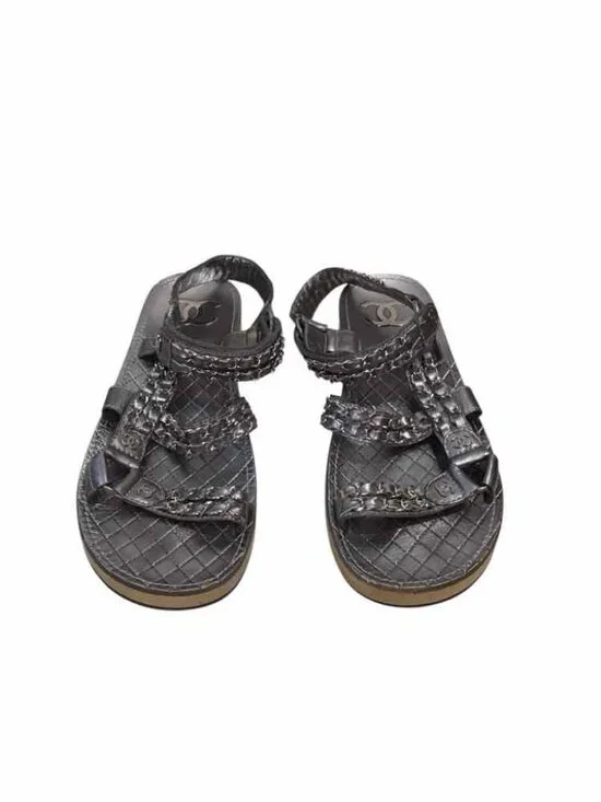Chanel Silver Size 39 1/2 Shoes