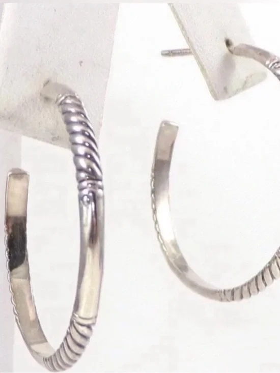 Effy BH Sterling Silver Hoop Earings