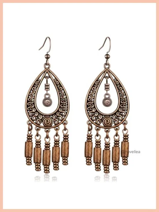 Boho Dangle Earrings for Women Trendy Handmade Long Drop Summer Jewelry Gift