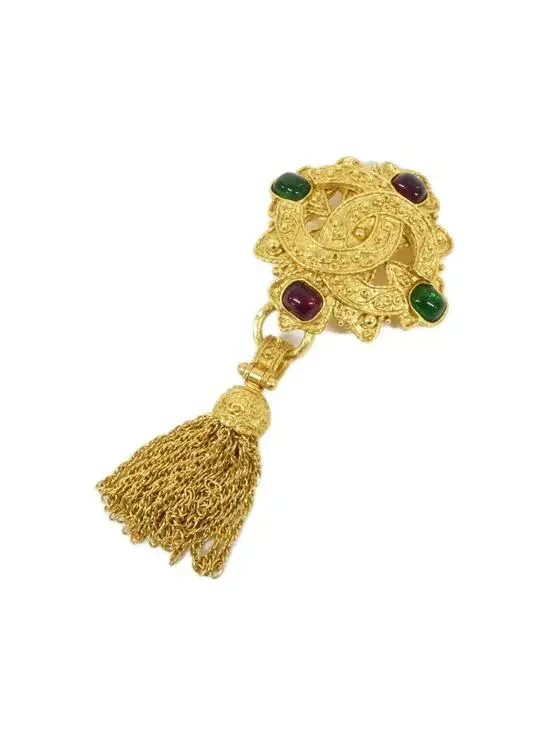 Chanel Brooch Gold-Tone Metal #307075C24B