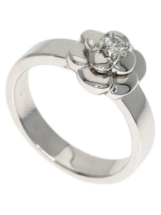 Chanel Camellia Ring 18K White Gold And #307070C24B