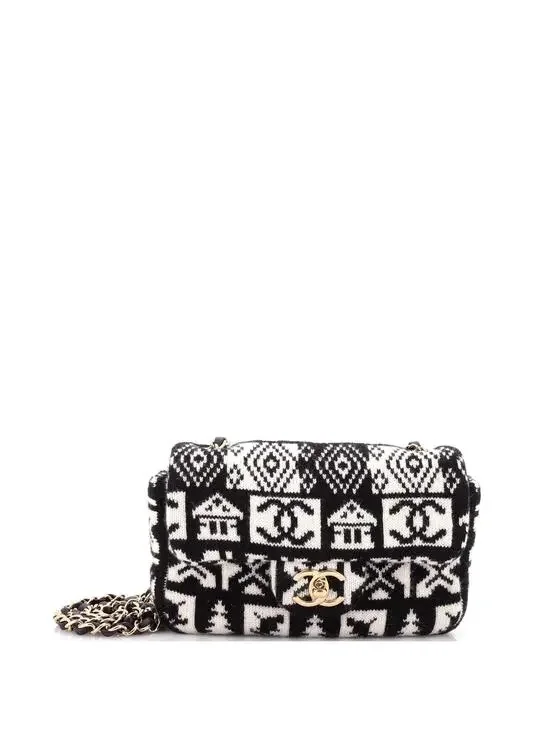 Chanel Coco Neige Flap Bag Cashmere #307032C44B