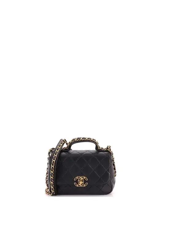 Chanel Chain Infinity Top Handle Bag #306995C42B