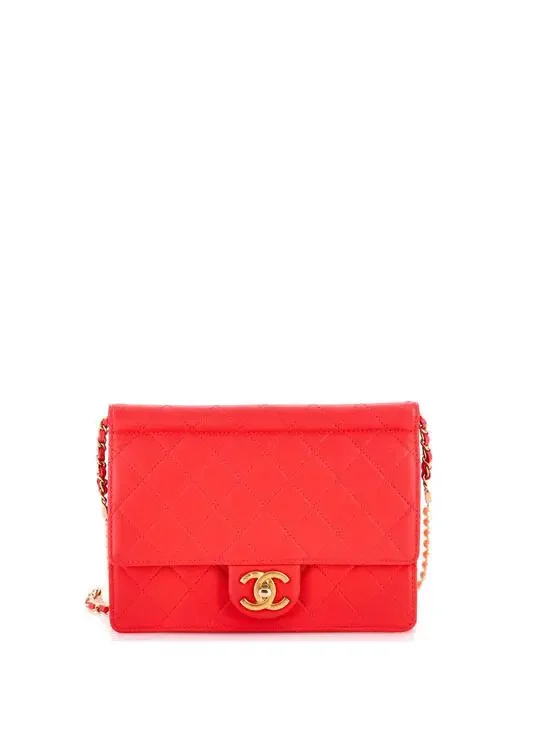 Chanel Pearl Chain Flap Bag Quilted #306990C29B