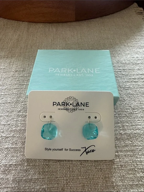 Park Lane Light Blue Crystal Sundance Earrings