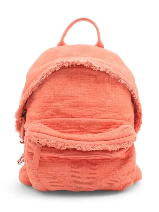 Chanel CC Logo Chain Backpack Orange