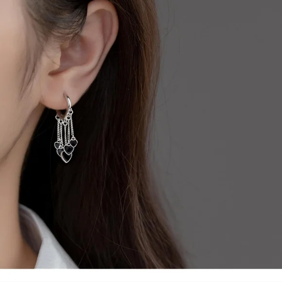 Elegant Silver Dangle Earrings
