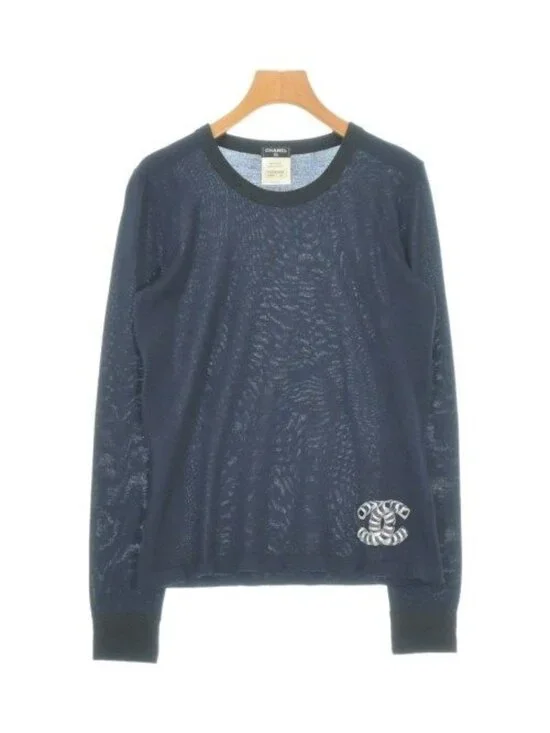 Chanel Knit Sweater Navy