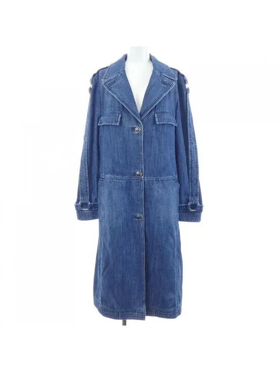 Chanel Coat Blue
