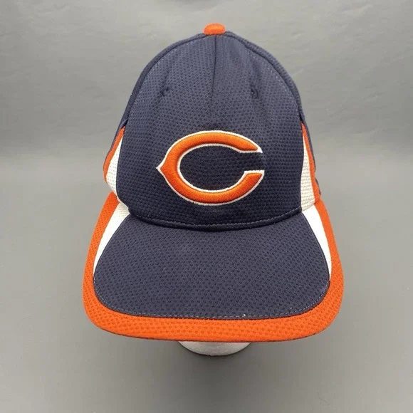 Chicago Bears Era Navy 39Thirty Adjustable Cap Hat Size Small/ Medium Fit Flex