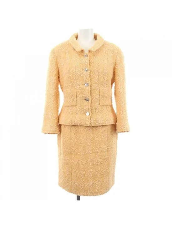 Chanel Vintage Suit Orange