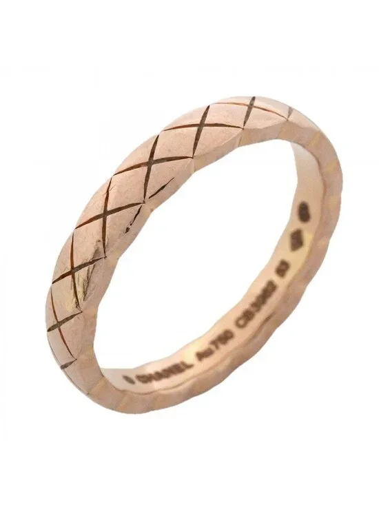 Chanel Ring Coco Crush Beige Gold 18k Pink