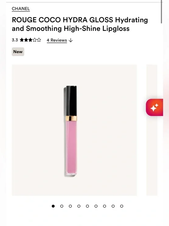 Chanel ROUGE COCO HYDRA GLOSS Hydrating and Smoothing High-Shine Lipgloss! New