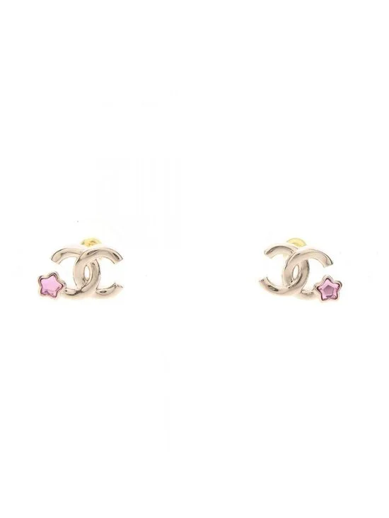 Chanel Single Earring CC Logo Star
