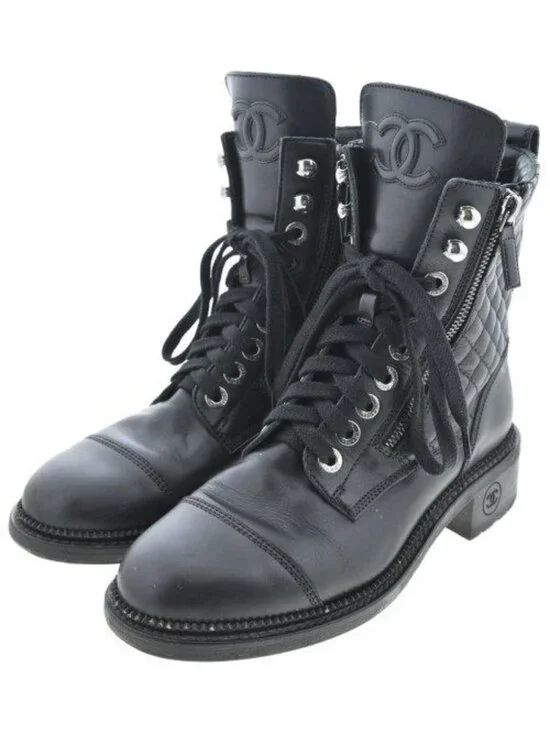Chanel Boots Black