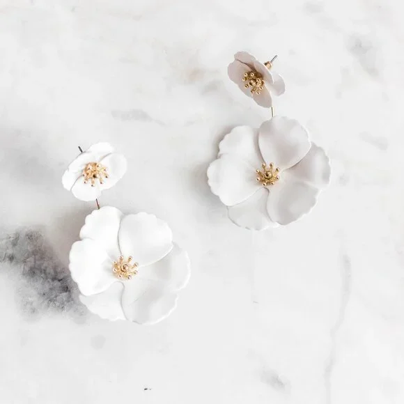 Anthro x Zenzii 'Captiva' Floral Earrings