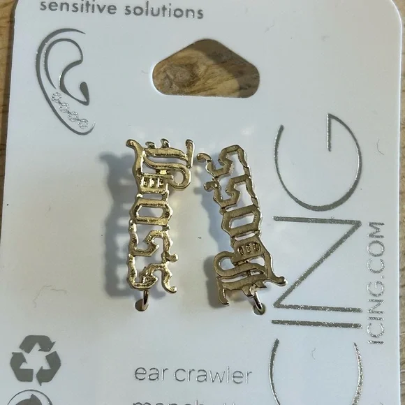 ICING Gold “Boss” Ear Crawler -NWT