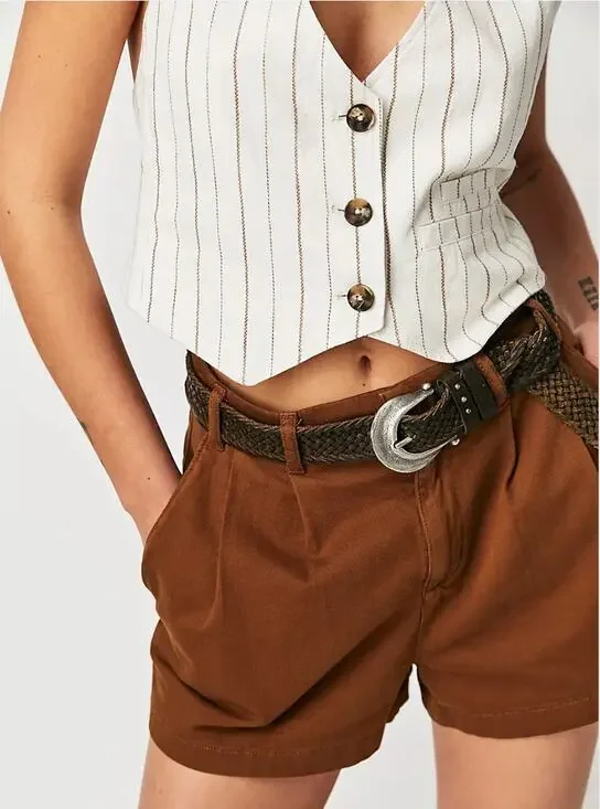 free people brix belt tapenade