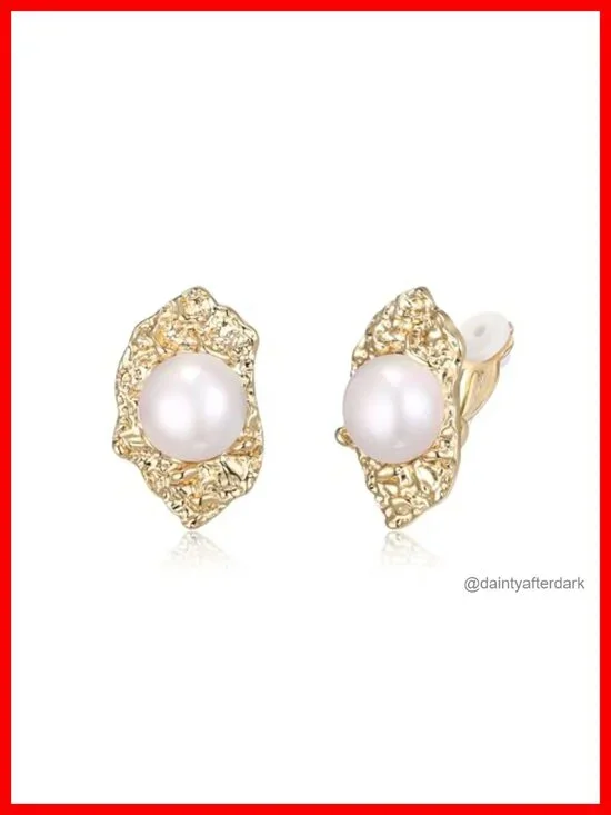 Clip On Earrings No Piercing Button Earring Fashion Jewelry Gift Set