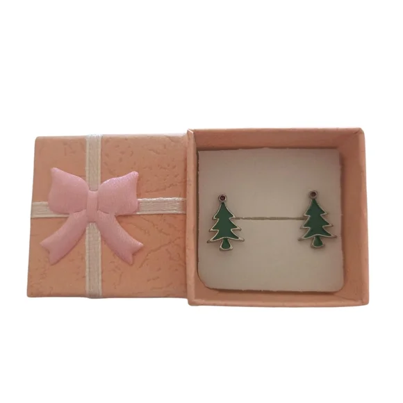 Christmas Tree Kid's Earrings‎