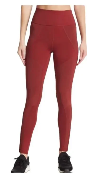 Free People Movement Leggings Patch High Rise red Small S