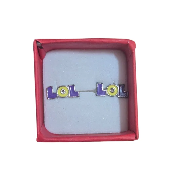 LOL‎ Kids Earrings with Silver Back